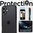 iPhone 16 Plus Tok - Spigen Ultra Hybrid - Fekete