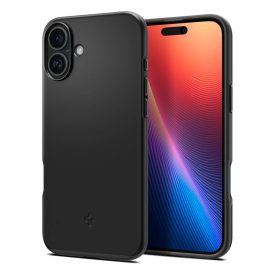 iPhone 16 Plus Tok - Spigen Thin Fit MagFit - Fekete iPhone 16 Plus Tok - Spigen Thin Fit MagFit - Fekete