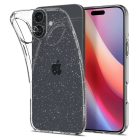 iPhone 16 Plus Tok - Spigen Liquid Crystal - Átlátszó-Ezüst
