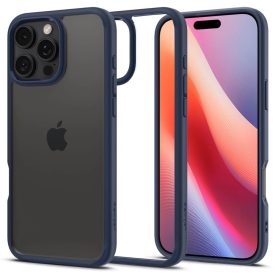 iPhone 16 Pro Max Tok - Spigen Ultra Hybrid - Kék iPhone 16 Pro Max Tok - Spigen Ultra Hybrid - Kék