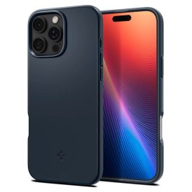 iPhone 16 Pro Max Tok - Spigen Thin Fit MagFit - Metal Slate iPhone 16 Pro Max Tok - Spigen Thin Fit MagFit - Metal Slate