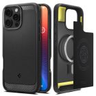 iPhone 16 Pro Max Tok - Spigen Rugged Armor MagFit - Fekete