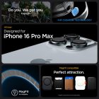 iPhone 16 Pro Max Tok - Spigen Rugged Armor MagFit - Fekete