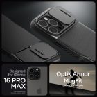 iPhone 16 Pro Max Tok - Spigen Optik Armor MagFit - Fekete