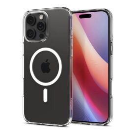 iPhone 16 Pro Max Tok - Spigen Liquid Crystal MagFit - Átlátszó   iPhone 16 Pro Max Tok - Spigen Liquid Crystal MagFit - Átlátszó
