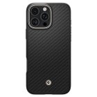 iPhone 16 Pro Max Tok - Spigen Enzo Aramid MagFit - Fekete