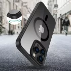iPhone 16 Pro Max Tok - Tech-Protect MagMat MagSafe - Átlátszó-Fekete