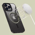 iPhone 16 Pro Max Tok - Tech-Protect MagMat MagSafe - Átlátszó-Fekete