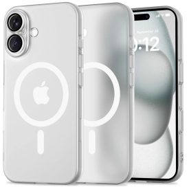 iPhone 16 Tok - Tech-Protect MagSlim MagSafe - Matt-Fehér iPhone 16 Tok - Tech-Protect MagSlim MagSafe - Matt-Fehér