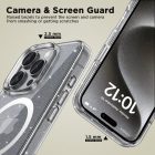 iPhone 16 Pro Tok - Tech-Protect FlexAir Hybrid MagSafe - Átlátszó-Csillogó