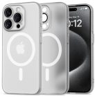iPhone 15 Pro Tok - Tech-Protect MagSlim MagSafe - Matt-Fehér