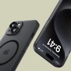 iPhone 15 Tok - Tech-Protect MagSlim MagSafe - Matt-Fekete