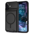 iPhone 16 Tok + 7000mAh Power Bank - Tech-Protect PowerCase MagSafe - Fekete