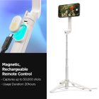 Spigen S571W MagSafe Bluetooth Szelfibot / Állvány - Bézs