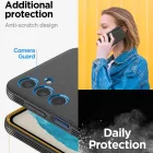 Samsung Galaxy M35 5G Tok - Spigen Essential SandBlast - Fekete