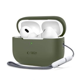AirPods Pro 1 / 2 Tok - Tech-Protect Silicone - Zöld AirPods Pro 1 / 2 Tok - Tech-Protect Silicone - Zöld
