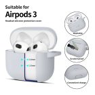 AirPods 3 Tok - Tech-Protect Silicone Hook - Szürke