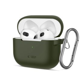 AirPods 3 Tok - Tech-Protect Silicone Hook - Zöld AirPods 3 Tok - Tech-Protect Silicone Hook - Zöld