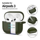 AirPods 3 Tok - Tech-Protect Silicone Hook - Zöld