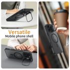 iPhone 16 Pro Tok - Tech-Protect MagStand MagSafe - Matt-Fekete