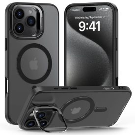 iPhone 16 Pro Max Tok - Tech-Protect MagStand MagSafe - Matt-Fekete   iPhone 16 Pro Max Tok - Tech-Protect MagStand MagSafe - Matt-Fekete