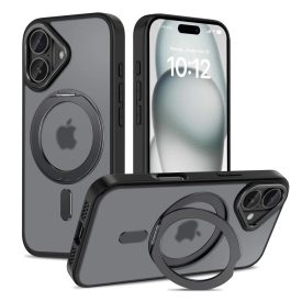 iPhone 16 Tok - Tech-Protect MagRing MagSafe - Fekete iPhone 16 Tok - Tech-Protect MagRing MagSafe - Fekete