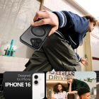 iPhone 16 Tok - Tech-Protect MagRing MagSafe - Fekete