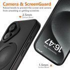 iPhone 16 Tok - Tech-Protect MagRing MagSafe - Fekete