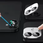iPhone 16 / 16 Plus Lencsevédő - ESR Armorite - Fekete