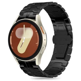   Samsung Galaxy Watch 4 / 5 / 5 Pro / 6 / 7 / FE Szíj - Tech-Protect Stainless Line - Fekete