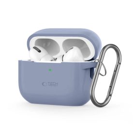 AirPods Pro 1 / 2 Tok - Tech-Protect Silicone Hook - Kék AirPods Pro 1 / 2 Tok - Tech-Protect Silicone Hook - Kék