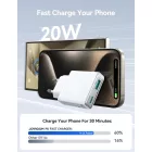 Joyroom JR-TCF14 Hálózati Töltő 20W - USB-A + USB-C - Fehér