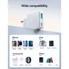 Joyroom JR-TCF14 Hálózati Töltő 20W - USB-A + USB-C - Fehér