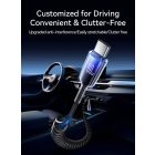 Joyroom USB-C - USB-C Crystal-Clear Spirál Kábel - 1.5m 3A 60W - Fekete