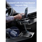 Joyroom USB-C - USB-C Crystal-Clear Spirál Kábel - 1.5m 3A 60W - Fekete