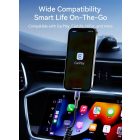 Joyroom USB-C - USB-C Crystal-Clear Spirál Kábel - 1.5m 3A 60W - Fekete