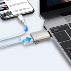 Joyroom S-H151 USB-C - USB-A OTG Adapter - Ezüst