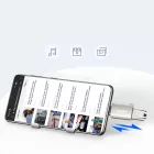 Joyroom S-H151 USB-C - USB-A OTG Adapter - Ezüst