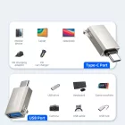 Joyroom S-H151 USB-C - USB-A OTG Adapter - Ezüst