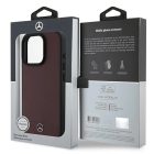 iPhone 16 Pro Tok - Mercedes Textured And Plain Leather MagSafe - Piros