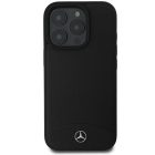iPhone 16 Pro Max Tok - Mercedes Textured And Plain Leather MagSafe - Fekete