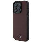 iPhone 16 Pro Max Tok - Mercedes Textured And Plain Leather MagSafe - Piros