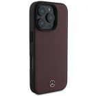 iPhone 16 Pro Max Tok - Mercedes Textured And Plain Leather MagSafe - Piros