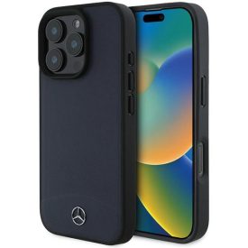   iPhone 16 Pro Max Tok - Mercedes Textured And Plain Leather MagSafe - Kék