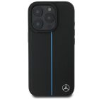 iPhone 16 Pro Max Tok - Mercedes MB Blue Line Leather MagSafe - Fekete