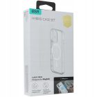 iPhone 16 Tok és Kijelzővédő Szett - ESR Classic Hybrid Halolock - Átlátszó