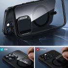 iPhone 16 Pro Tok és Kijelzővédő Szett - ESR Classic Hybrid Halolock - Átlátszó-Fekete