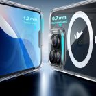 iPhone 16 Pro Max Tok és Kijelzővédő Szett - ESR Classic Hybrid Halolock - Átlátszó