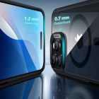 iPhone 16 Pro Max Tok és Kijelzővédő Szett - ESR Classic Hybrid Halolock - Átlátszó-Fekete