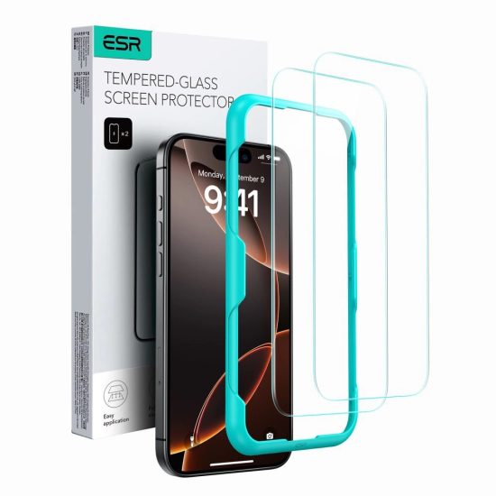 iPhone 16 Pro Kijelzővédő Üvegfólia - ESR Tempered Glass x 2 db